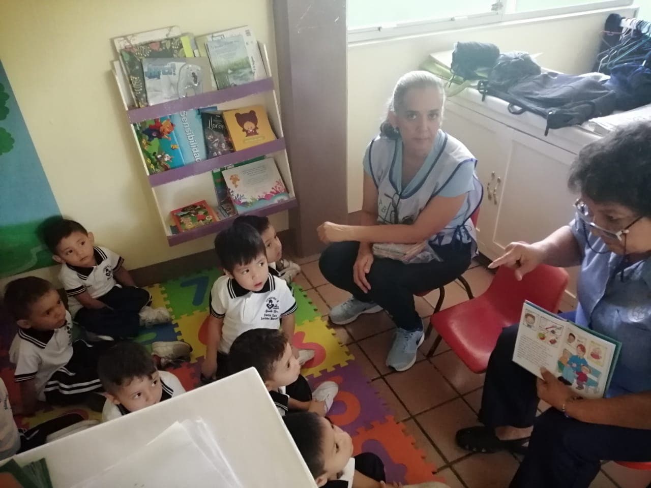 Visita al centro de desarrollo infantil, Norte de Guerrero